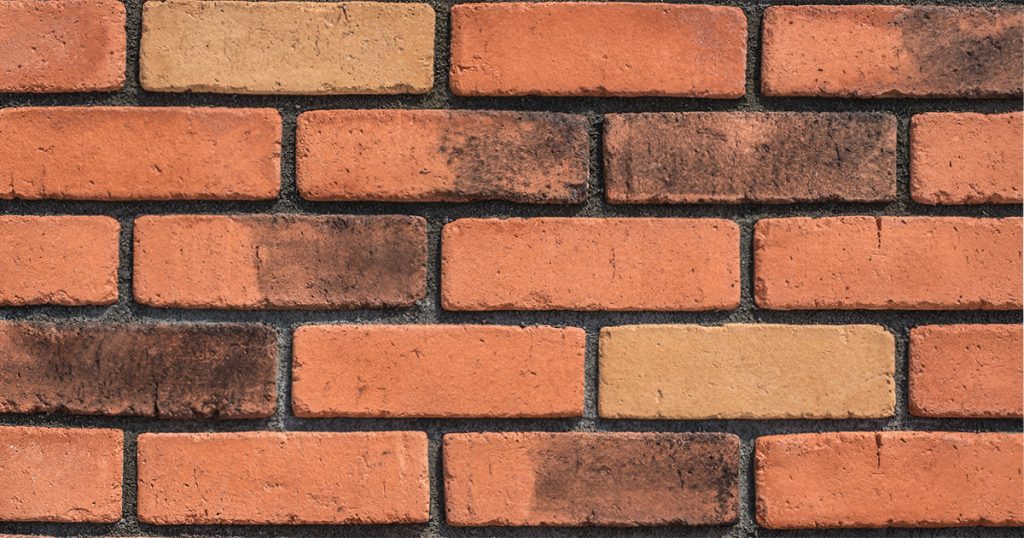 Classic Brick CB 788 in red-orange mix with mustard and burnt accents